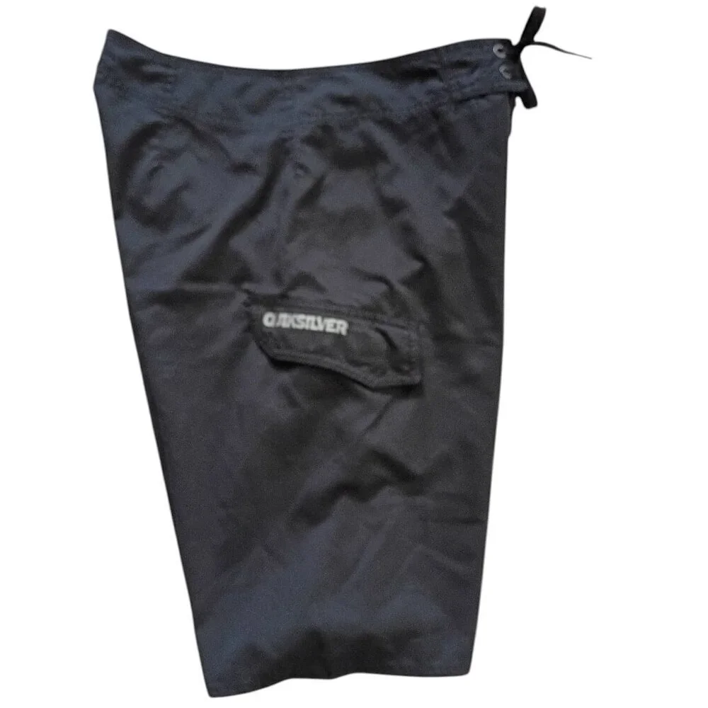 Quiksilver Men’s Board Shorts Black Size 28 Swim Surf